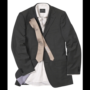 Dark Taupe Slim Fit Suit Jacket