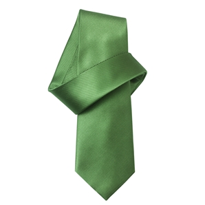 Green Pure Silk Tie