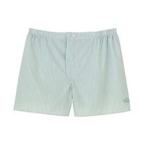 Savile Row Green Stripe Boxer Shorts