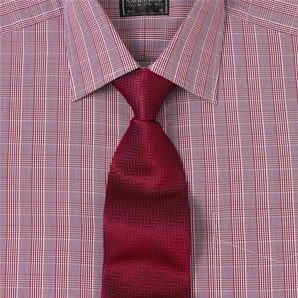 Red Prince of Wales Check Shirt