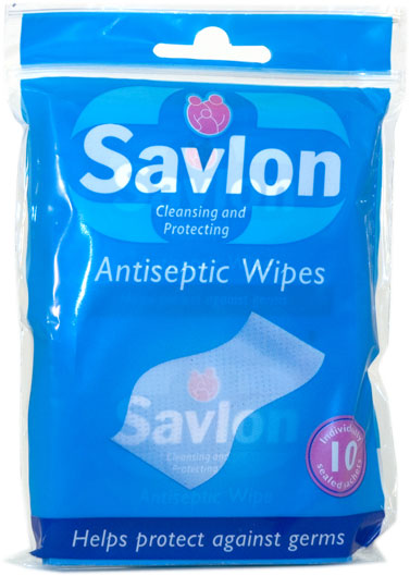 Antiseptic Wipes (x10 Sachets)