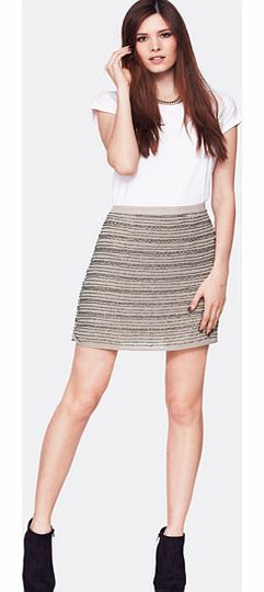 Savoir Definitions Sequin Skirt