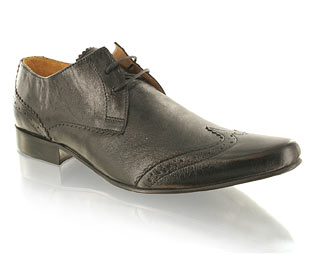 Saxone Formal Shoe With Brogue Detail