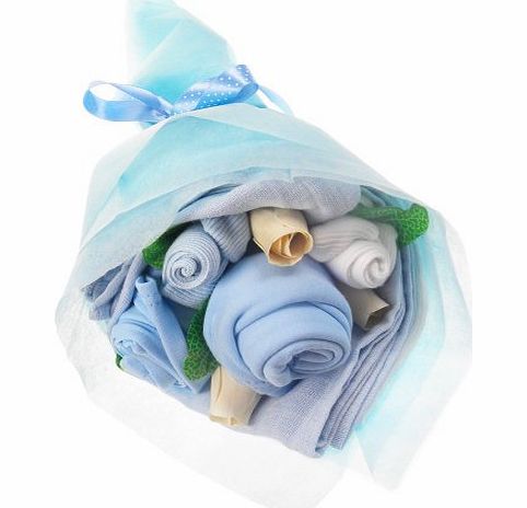 Say It Baby Mini Baby Boy Clothes Bouquet