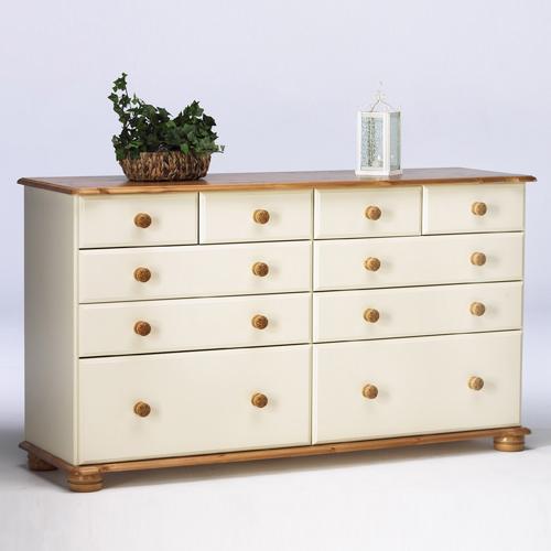 Scandinavian Pine Oslo Chest of Drawers Large 128.224.46