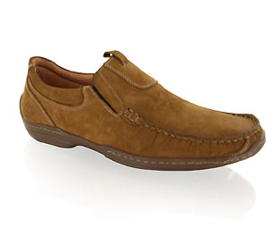 Twin Gusset Casual Shoe With Padded Collar