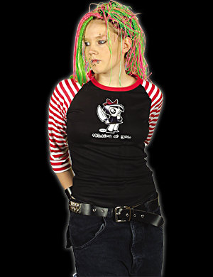 Scary Miss Mary Thinking Of You Raglan Top