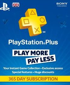 SCEE, 1559[^]20267 Sony Playstation Plus 12 Month Subscription (UK