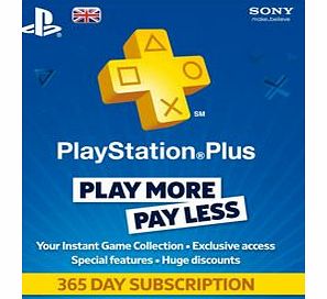 Sony Playstation Plus 365 Day Subscription (UK