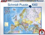 Schmidt Jigsaw Puzzle by Schmidt - Map of Europe - 1000 Pieces