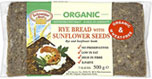 Organic and Wheat Free Rye Bread