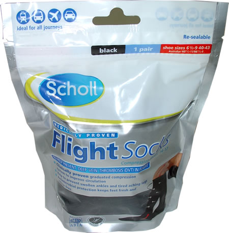Flight Socks Black 6.5-9
