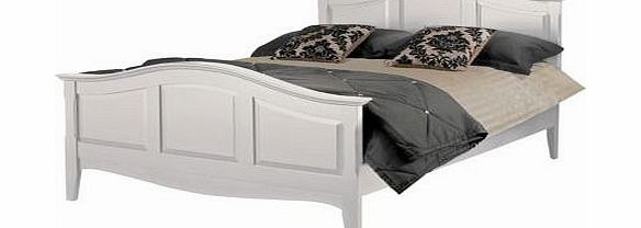 Schreiber Provence Kingsize Bed Frame - White