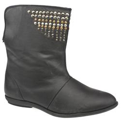 Female Robin Stud Ank Leather Upper Casual in Black, Brown
