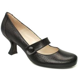 Schuh Female Venet-2 Bar Court Leather Upper Back To School in Black