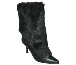 LUSH FUR ANKLE BOOT