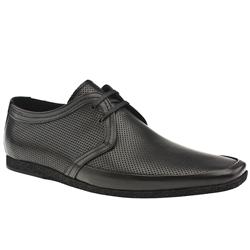Male Sch One Perf Vamp Leather Upper Laceup in Black