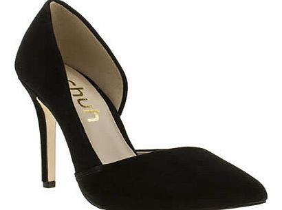 womens schuh black mega hot high heels