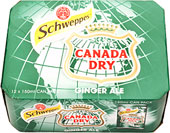 Schweppes Canada Dry Ginger Ale (12x150ml)