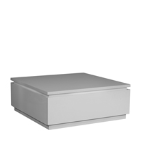 Sciae Evadne White Gloss Square Storage Coffee Table