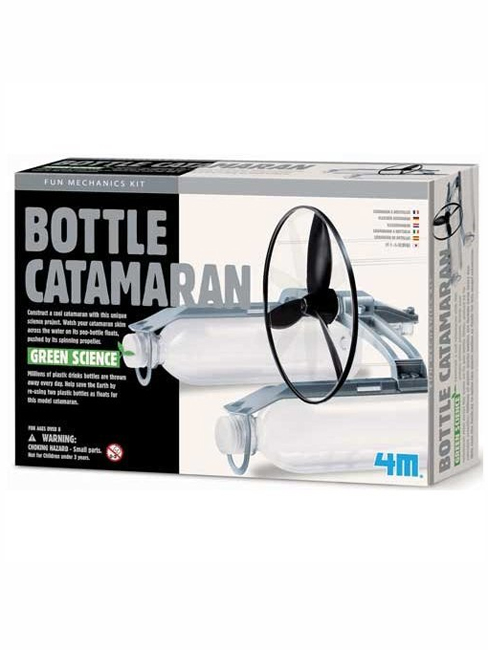 Science Museum Bottle Catamaran - Green Science - Fun Mechanics Kit