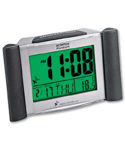 Science Museum Radio Controlled LCD Alarm Clock