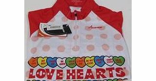 Scimitar Love Hearts Cycle Jersey - Medium (ex