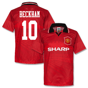 1996 Man Utd Home Beckham 10 Retro Shirt