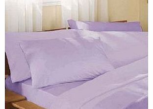 Scorewell Easy Care Plain Dyed LILAC PAIR OF PILLOWCASES