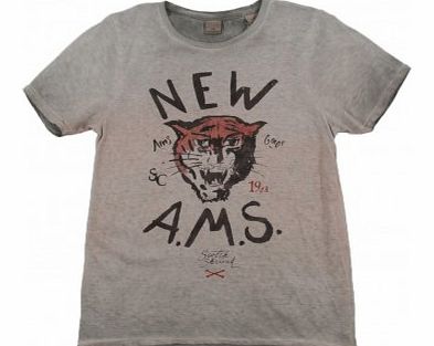 Tiger New A.M.S T-shirt Grey `8 years,16 years