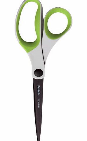 Scotch 20 cm Titanium Scissors - White/Green