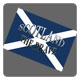 Scotland The Brave Flag Poster