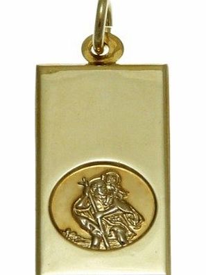 Scottish Jewellery Shop 9ct Gold St Christopher Pendant with Gift Box