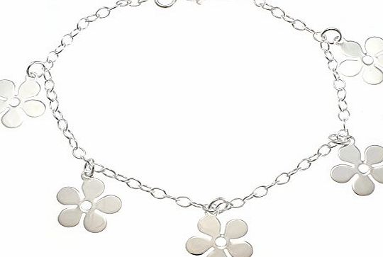 Scottish Jewellery Shop Sterling Silver Buttercup Flower Bracelet