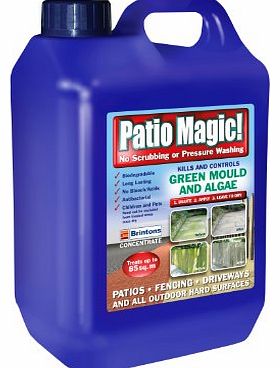 Scotts Miracle-Gro Patio Magic! 2.5 Litres Liquid Concentrate Mould, Algae and Moss Killer