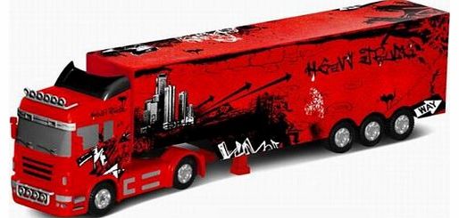 Scream Radio Controlled Lorry With Printed Cab and Trailer