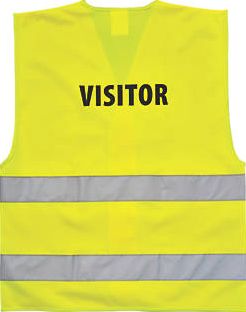 Screwfix, 1228[^]33012 Hi-Vis Visitors Waistcoat Yellow Large / X Large