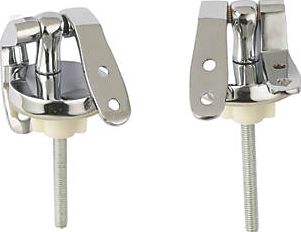 Screwfix, 1228[^]69548 Wooden Toilet Seat Hinges Chrome Pack of 2 69548