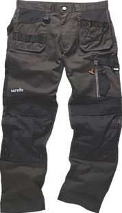 Scruffs, 1228[^]8163F 3D Trade Trousers Graphite 32`` W 31`` L