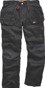 Scruffs, 1228[^]3525C Worker Plus Work Trousers Black 30`` W