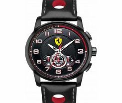 Scuderia Ferrari Mens Heritage Black Rubber Watch