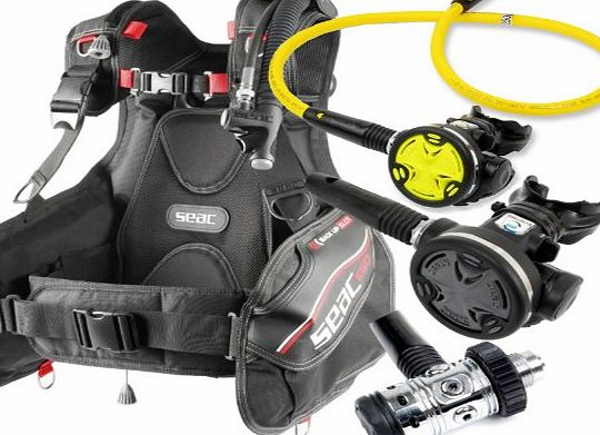 SEAC  Ego BCD Scuba Gear BC Regulator Package, XS