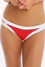 Seafolly, 1295[^]276616 Block Party Brazilian Pant - Chilli Red