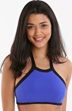 Seafolly, 1295[^]259148 Block Party High Neck Tank - Blue Ray