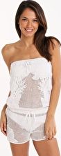 Seafolly, 1295[^]253398 Charlie Playsuit - White