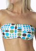 Inca Spot Separates tie back bandeau bikini top