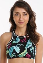 Seafolly, 1295[^]259306 Jungle Out There Tank Top - Black