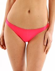 Seafolly, 1295[^]235852 Shimmer Brazilian Pant - Neon Red