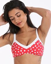 Seafolly, 1295[^]276713 Spot On Bralette - Chilli Red