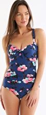 Seafolly, 1295[^]241603 Vintage Vacation Soft Cup Halter Maillot -